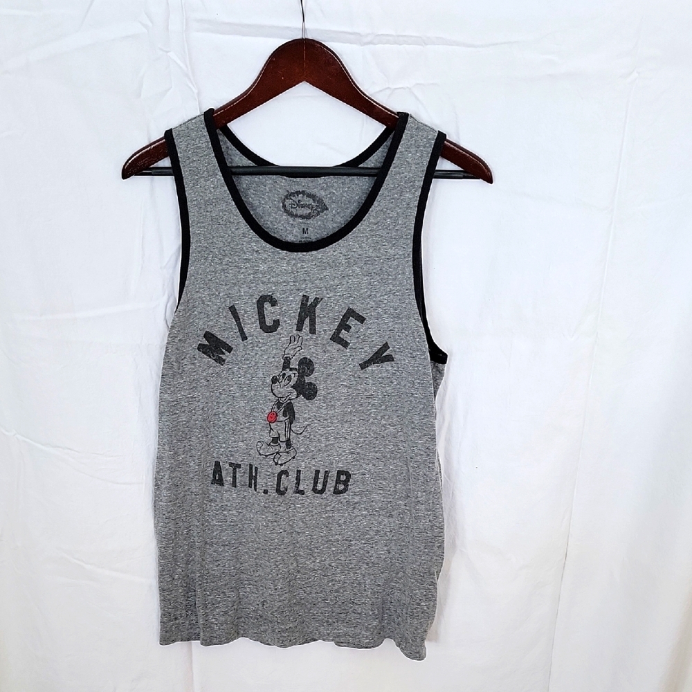 Gray Mickey Mouse Tank Top